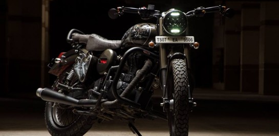 Royal Enfield Bullet ES โมดิฟายใหม่ให้โทนที่เคร่งขรึมโดย Eimor Custom