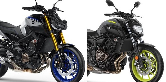 อัพเดทล่าสุดของ 2018 Yamaha MT-07 และ MT-09SP