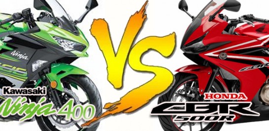 2018 All new Kawasaki Ninja 400 VS 2018 New Honda CBR500R