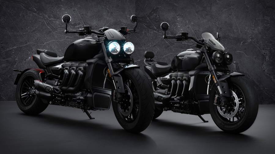 เปิดตัวโมเดลพิเศษ 2021 Triumph Rocket 3 R Black และ Rocket 3 GT Triple Black