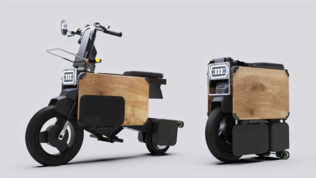 ICOMA "Tatamel Bike" สกุ๊ตเตอร์พลังงานไฟฟ้าพับได้