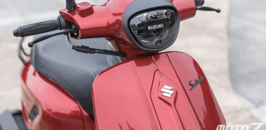 New Suzuki Saluto 125 คลาสสิกสกู๊ตเตอร์ ดีไซน์หรู ประหยัดน้ำมัน 62.21 กม./ลิตร!