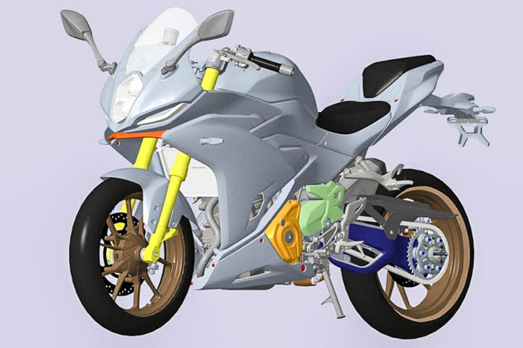 สิทธิบัตรงานออกแบบใหม่ของ Benelli ที่คาดว่าจะเป็น Tornado 402RR