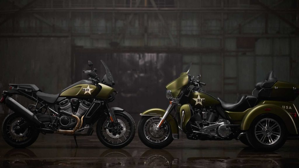 Harley-Davidson เปิดตัว G.I. Enthusiast Collection ของ Pan America และ Tri Glide