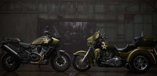 Harley-Davidson เปิดตัว G.I. Enthusiast Collection ของ Pan America และ Tri Glide