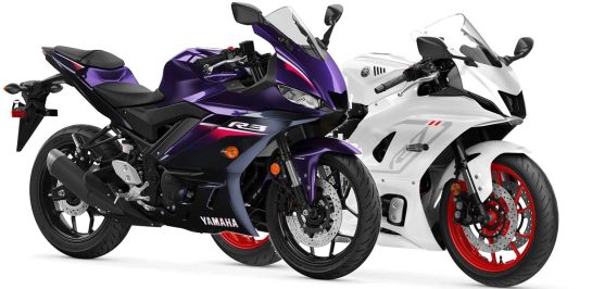 อัพเดทสีสันใหม่ของ 2023 Yamaha YZF-R3 และ YZF-R7