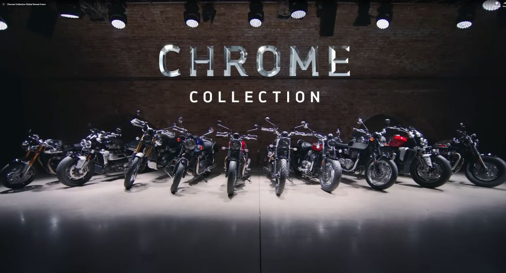 Triumph เปิดตัวชุดแต่งใหม่ Chrome Collection ในหลายผลิตภัณฑ์