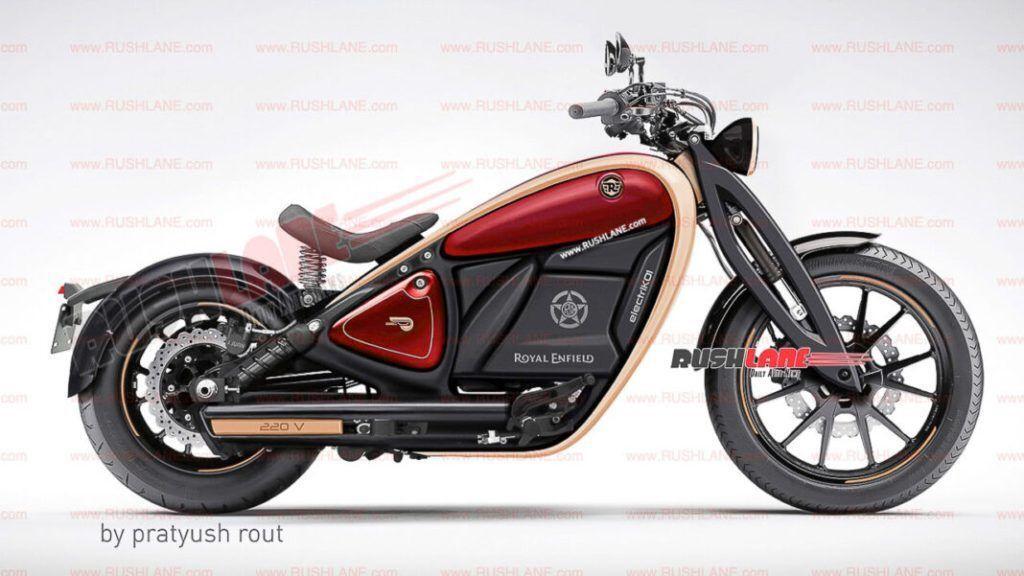 เรนเดอร์แรกอย่างไม่เป็นทางการของผลิตภัณฑ์ไฟฟ้าจาก Royal Enfield