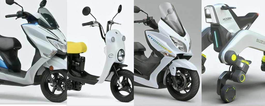 Suzuki เตรียมเปิดตัวสกู๊ตเตอร์ไฮโดรเจนคันแรกในงาน Japan Mobility Show 2023