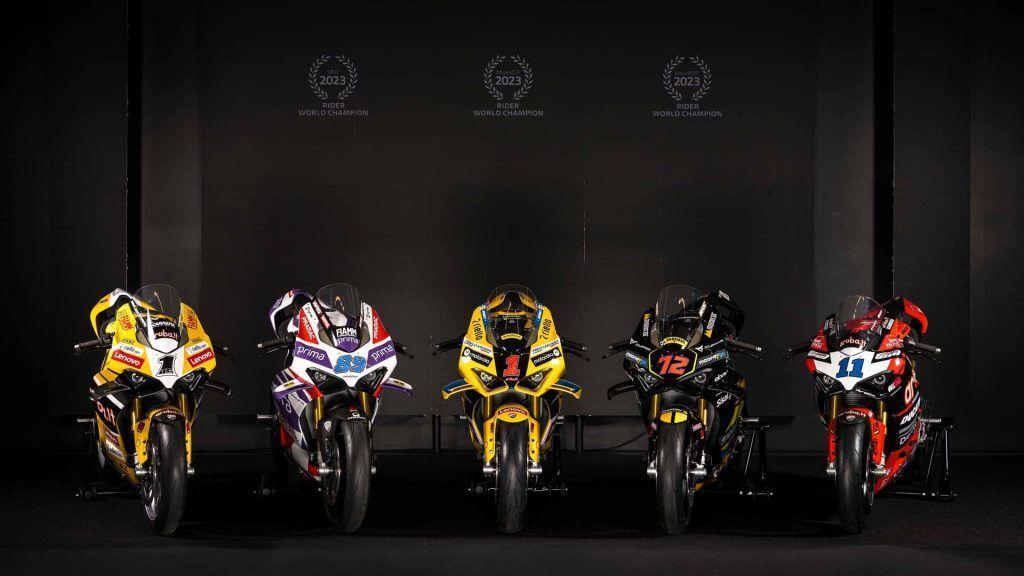 Ducati เปิดตัวโมเดลพิเศษ Panigales 5 รุ่น ฉลองชัยชนะสำหรับปี 2023