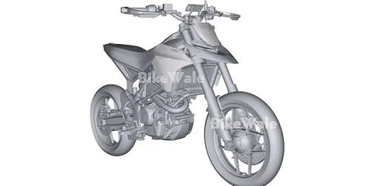 เผยสิทธิบัตรการออกแบบของ TVS RTS X 300 โมเดล Supermoto ก่อนการเปิดตัว