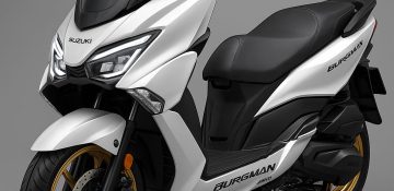ลุ้น Suzuki Burgman 150 สกู๊ตเตอร์หรูรุ่นใหม่ ว่าที่คู่แข่งของ PCX และ NMAX