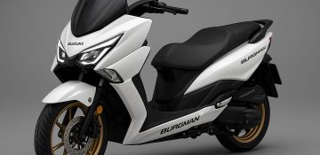 ลุ้นเปิดตัว Suzuki Burgman 150 สกู๊ตเตอร์หรูดีไซน์พรีเมียม คู่แข่งของ PCX และ NMAX