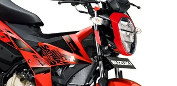 มาแล้ว! หลุดดีไซน์หน้าใหม่ New Satria 150 ปี 2026 ไฟหน้าถอดแบบ Gixxer!?