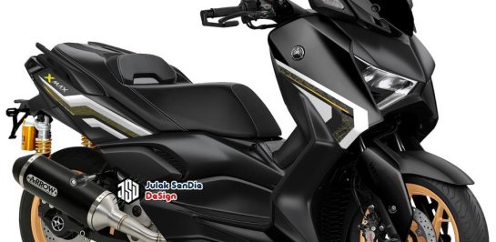 เผยภาพ New Yamaha XMAX 300 เวอร์ชันสปอร์ต เติมความดุดัน โฉบเฉี่ยวกว่าที่เคย