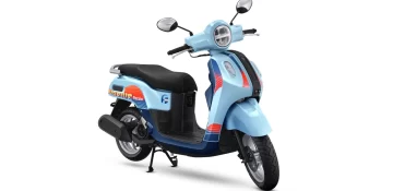 เปิดตัว Yamaha Fazzio Sunset Blue รุ่นพิเศษ ธีม Retro Summer สีฟ้าตัดส้ม