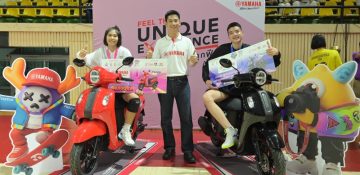 Yamaha มอบ FAZZIO HYBRID LITE 2 คัน ให้ MVP วอลเลย์บอล 7HD 2026 หลังโชว์ฟอร์มเด่น